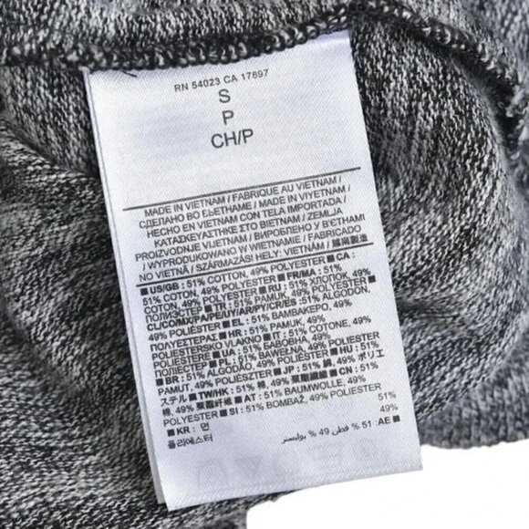 Banana Republic Cut Out Back Elastic Waist Mini Dress Heathered Gray Size Small - Picture 9 of 11